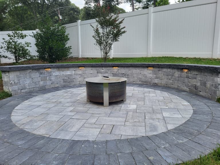 Patio & Seat Wall