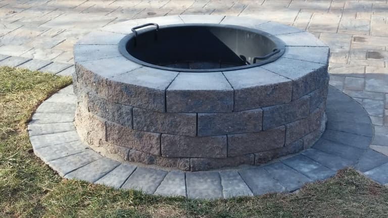 Paver Fire Pit & Patio Combo - Ellicott city
