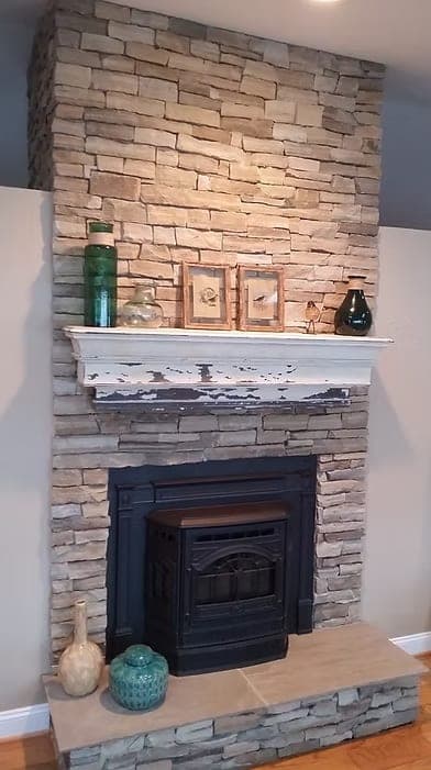 Stone Fireplace Indoor - Davidsonville