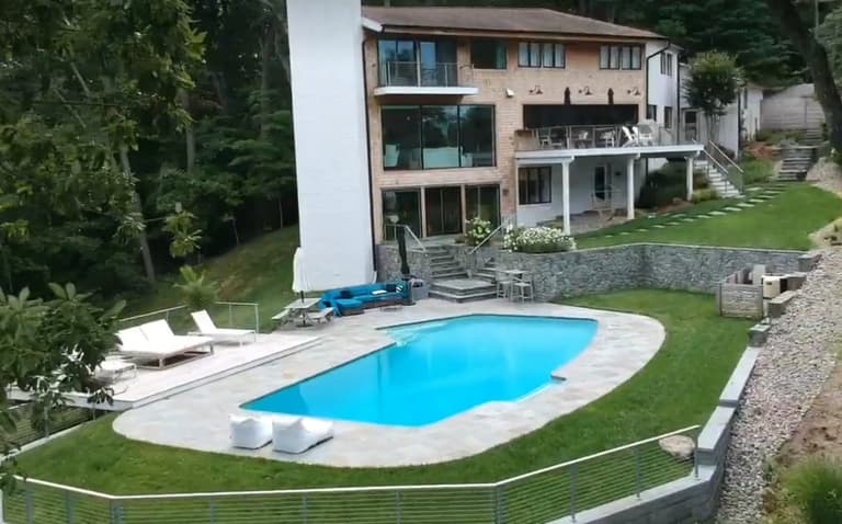 Flag Stone Pool Deck - Arnold Md